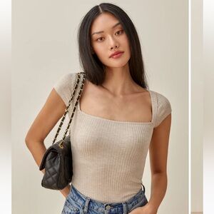 Reformation Bardot Top
